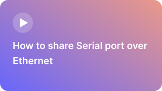 Share COM port over Ethernet
