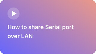 Serial over LAN app tutorial