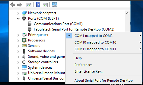 Serial Port Redirector by FabulaTech